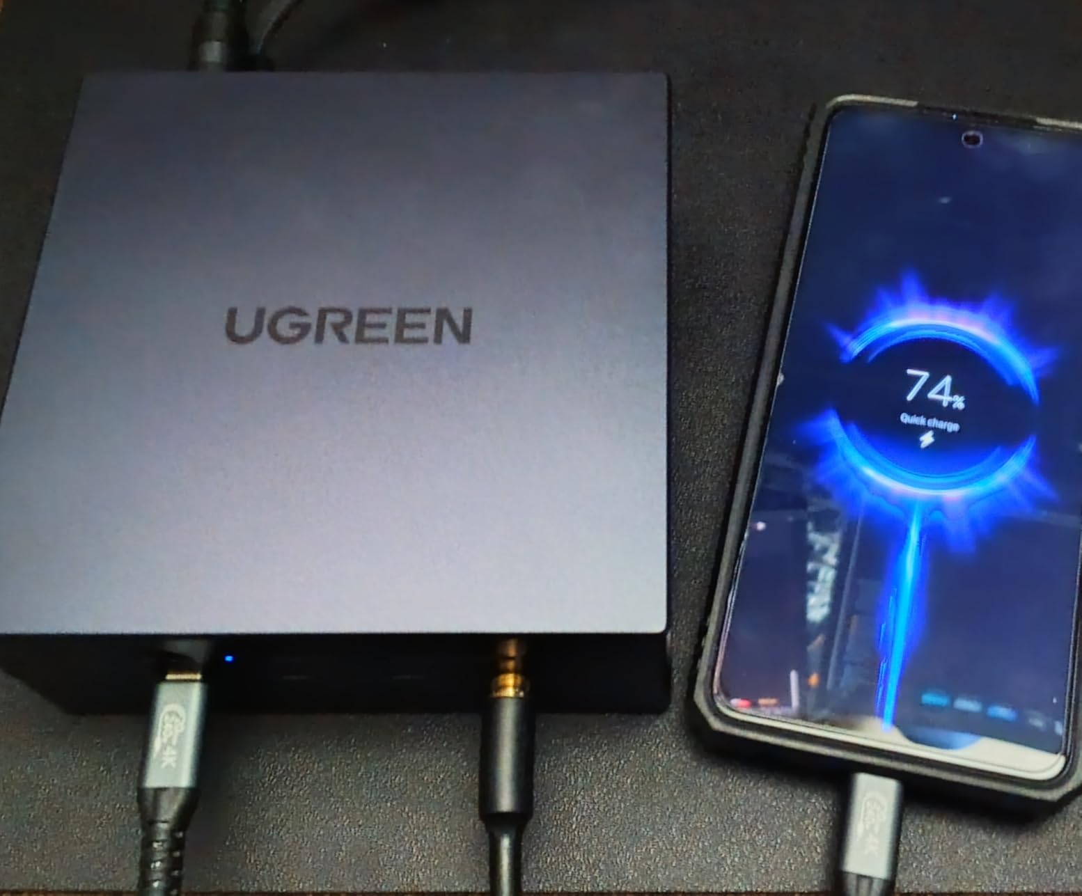 UGREEN Maxidok Thunderbolt 5 Docking Station, Revodok 17-in-1 TBT5 Dock, 120Gbps Data Transfer, 8TB M.2 NVMe SSD, Single 8K/Dual 6K@60Hz, 140W Charging, 2.5GbE, Cooling System for TBT5/4 Laptops customer photo 2