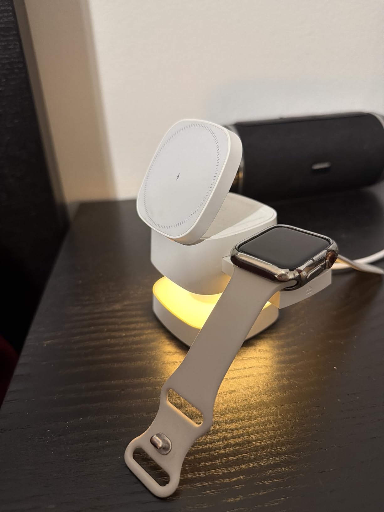 【2026 Upgraded】4 in 1 Wireless Charger, 3 in 1 Wireless Charging Station with Night Light for MagSafe Charger, 15W Magnetic Travel Stand for iPhone17/Air/Pro/Max/16/15/14/13/12, Apple iWatch, Airpods customer photo 1