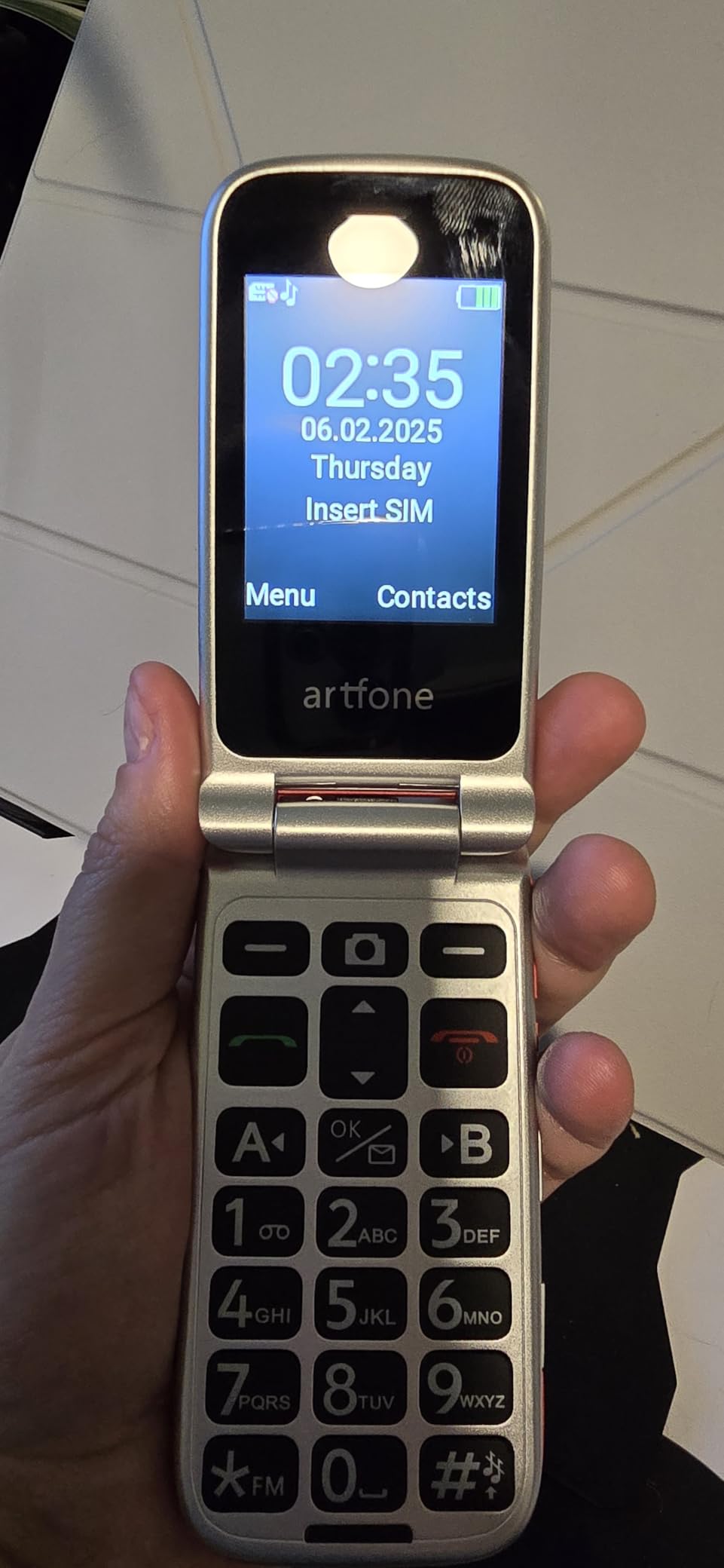 G6 Pro Red - 4G LTE Flip Phone Unlocked, Cell Phone for Seniors with 2.4