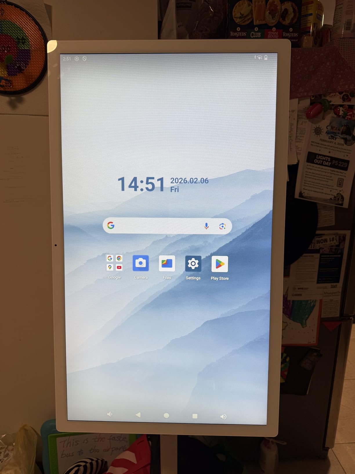 32 Inch Smart Portable TV on Wheels,FHD Touch-Screen-Monitor,Wireless RollableTV, 8G RAM,128G Storage,Built-in 6-8H Battery,Android 14,Full Swivel Rotation,Remote Control (Grey) customer photo 1