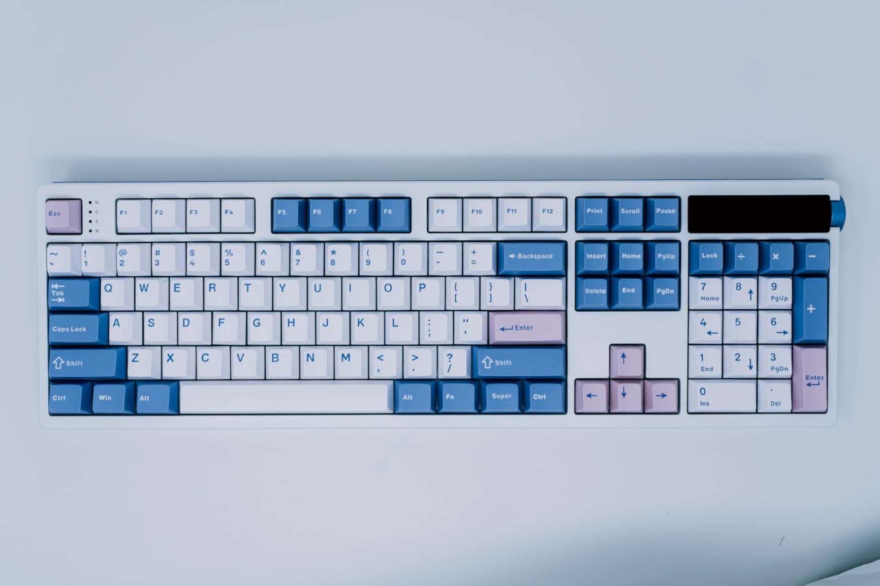 EPOMAKER TH108 PRO Full Size Mechanical Keyboard with Screen & Knob, Wireless Gaming Keyboard with 10000mAh, Creamy Gasket, Hot Swap, Custom Driver, RGB Backlight (White, Creamy Jade) customer photo 1