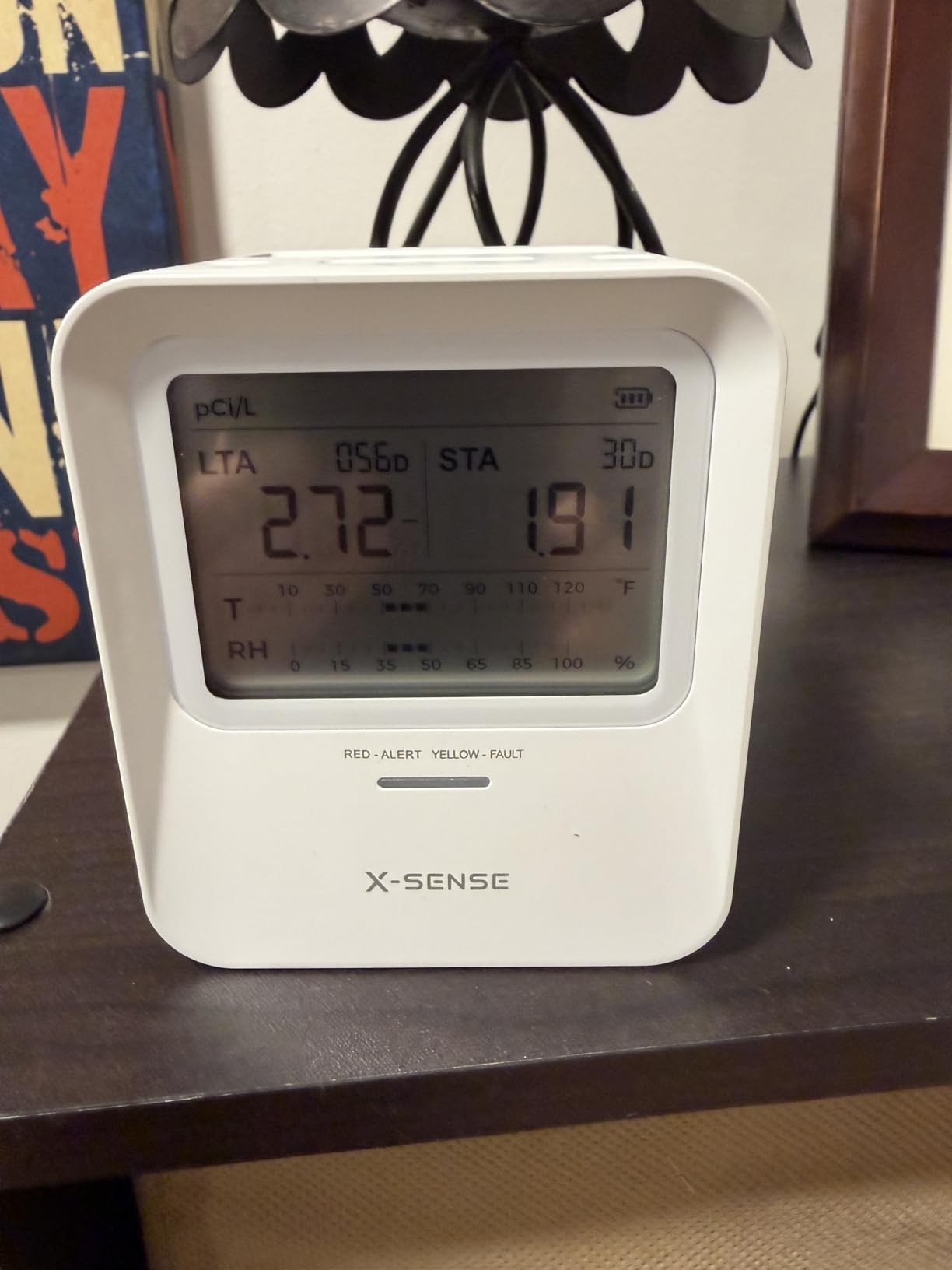 X-Sense Radon Detector, Audible & Visual Alerts, One-Touch Reset, Stores Up to 99 Local Reports, with Temperature & Humidity Range Display, Long-Term Accurate Monitoring Up to 999 Days, Model XR0B-SR customer photo 2