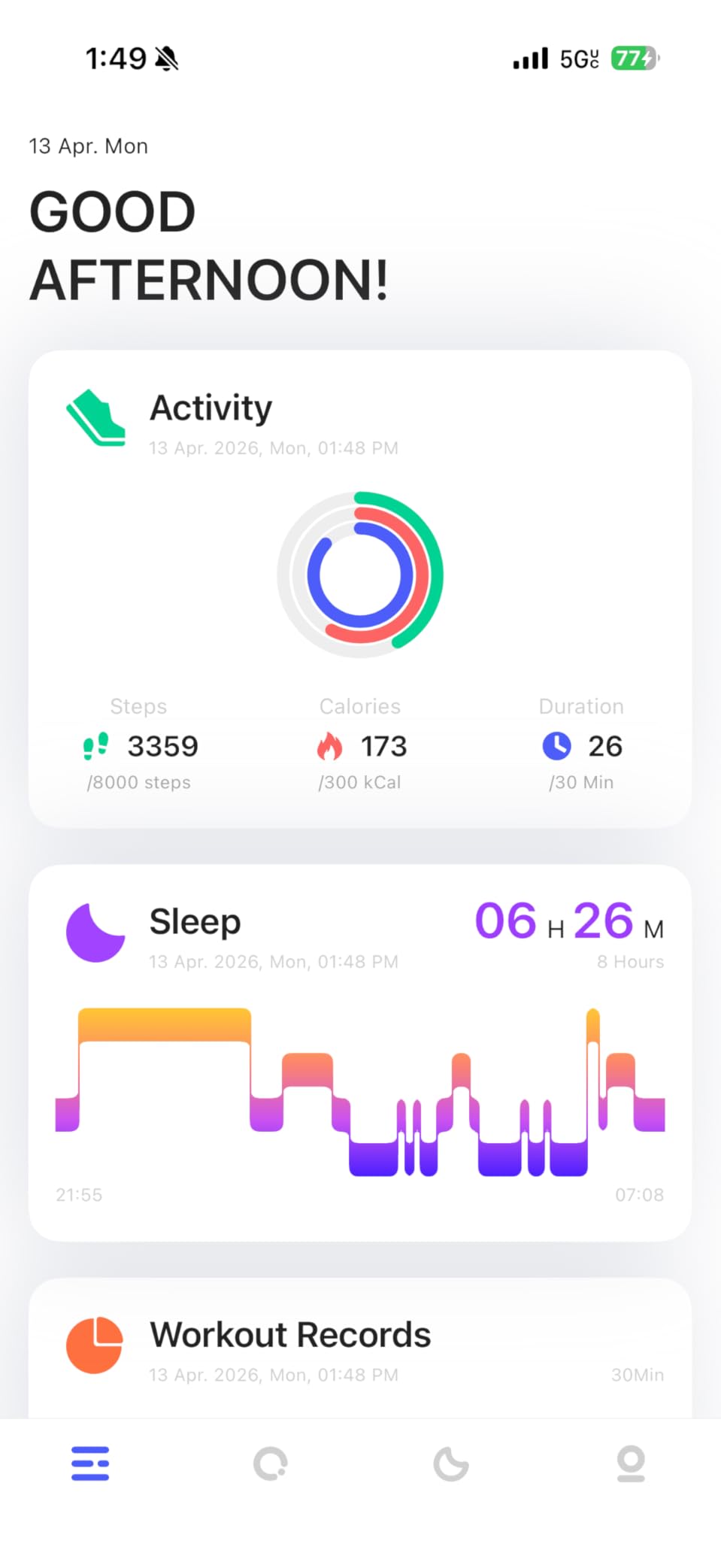 Smart Health Ring, Featuring Stress and Sleep Monitoring Functions, Compatible with iOS and Android,Waterproof Fitness Tracker for Women & Men, No Subscription Fee. (Silver, 9) customer photo 2