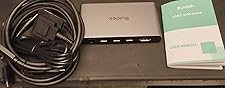 USB C KVM Switch 1 Monitor 2 Computers - 3 USB3.0 Ports 4K@60Hz Aluminum - 100W PD Charging - Dual USBC Input Share Keyboard Mouse Printer for Laptop Desktop Compatible with Windows, Mac, Linux customer photo 1
