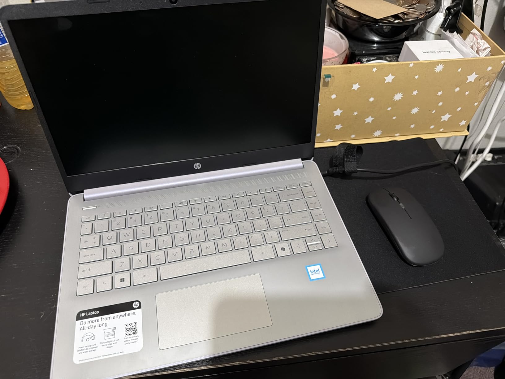 HP Ultrabook 14 Laptop Computer Business Study & Home 2025, Lifetime MS Office + Windows 11 Pro, Quad-Core Intel CPU, 16GB RAM & 628GB Storage (128GB UFS+500GB Ext), Wi-Fi 6, Silver customer photo 1