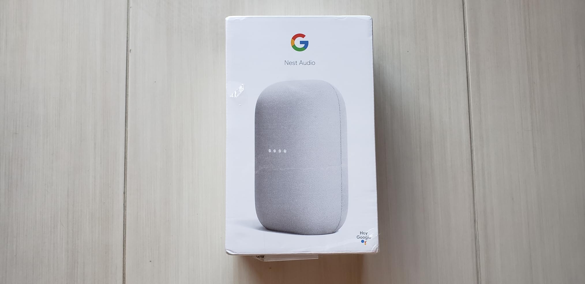 Google Audio Bluetooth Speaker - Wireless Music Streaming, Powerful Sound, Assistant Built-in, Wi-Fi and Bluetooth Connectivity, Smart Home Control, Stereo Pairing - Chalk customer photo 1