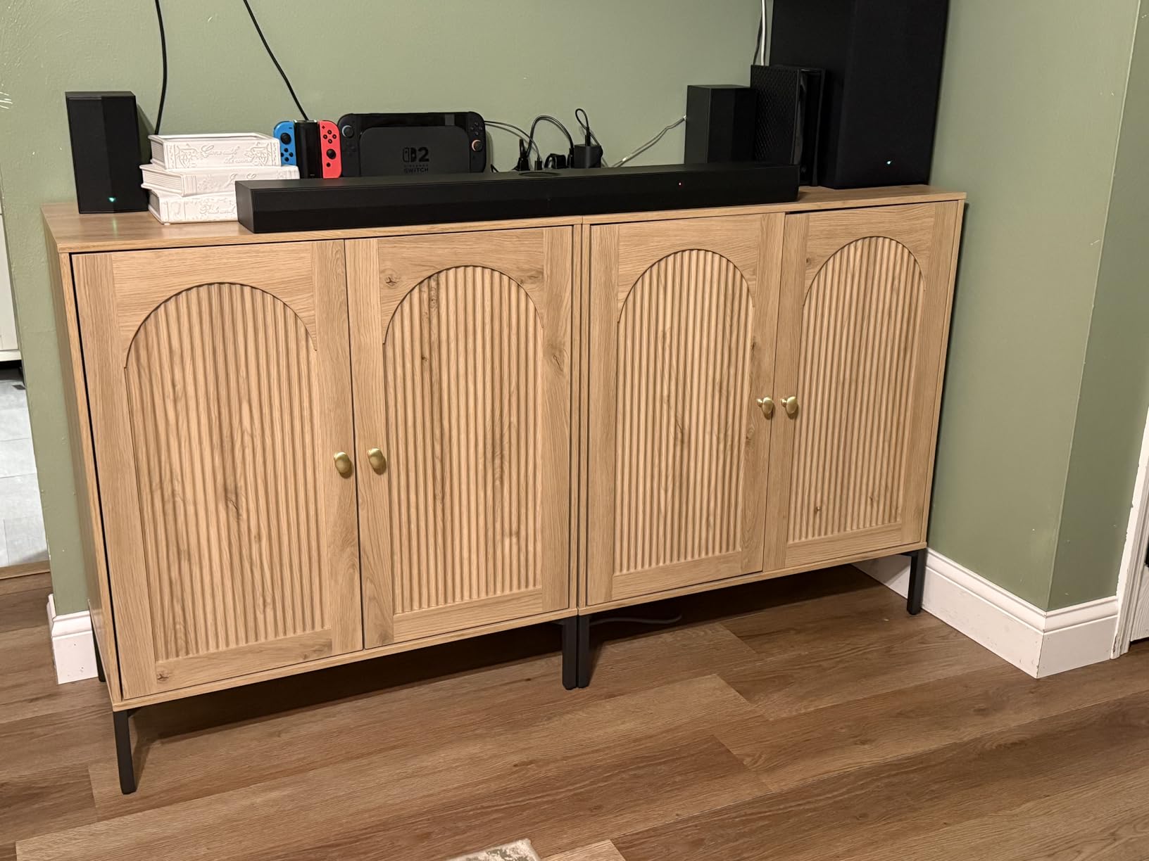 IFGET Modern TV Stands for 75 Inch TVs, 61.75