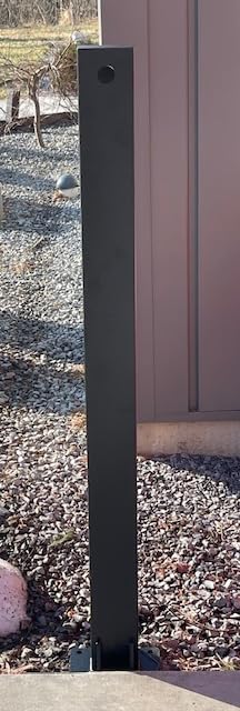 Cold Rolled Steel Charging Station Column with Attached Hook,Upgraded Rain Cover - Weather-Resistant for Outdoor/Indoor Use EV Charge Stand Charging Pillar for Tesla customer photo 2