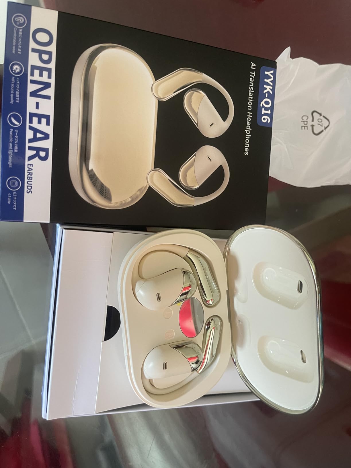 Paekole AI Translation Earbuds, Real-Time Two-Way Translator in 198+ Languages, Audifonos Traductores Inglés Español, 3-in-1 Translating Headphones for Travel, Business & Learning customer photo 1