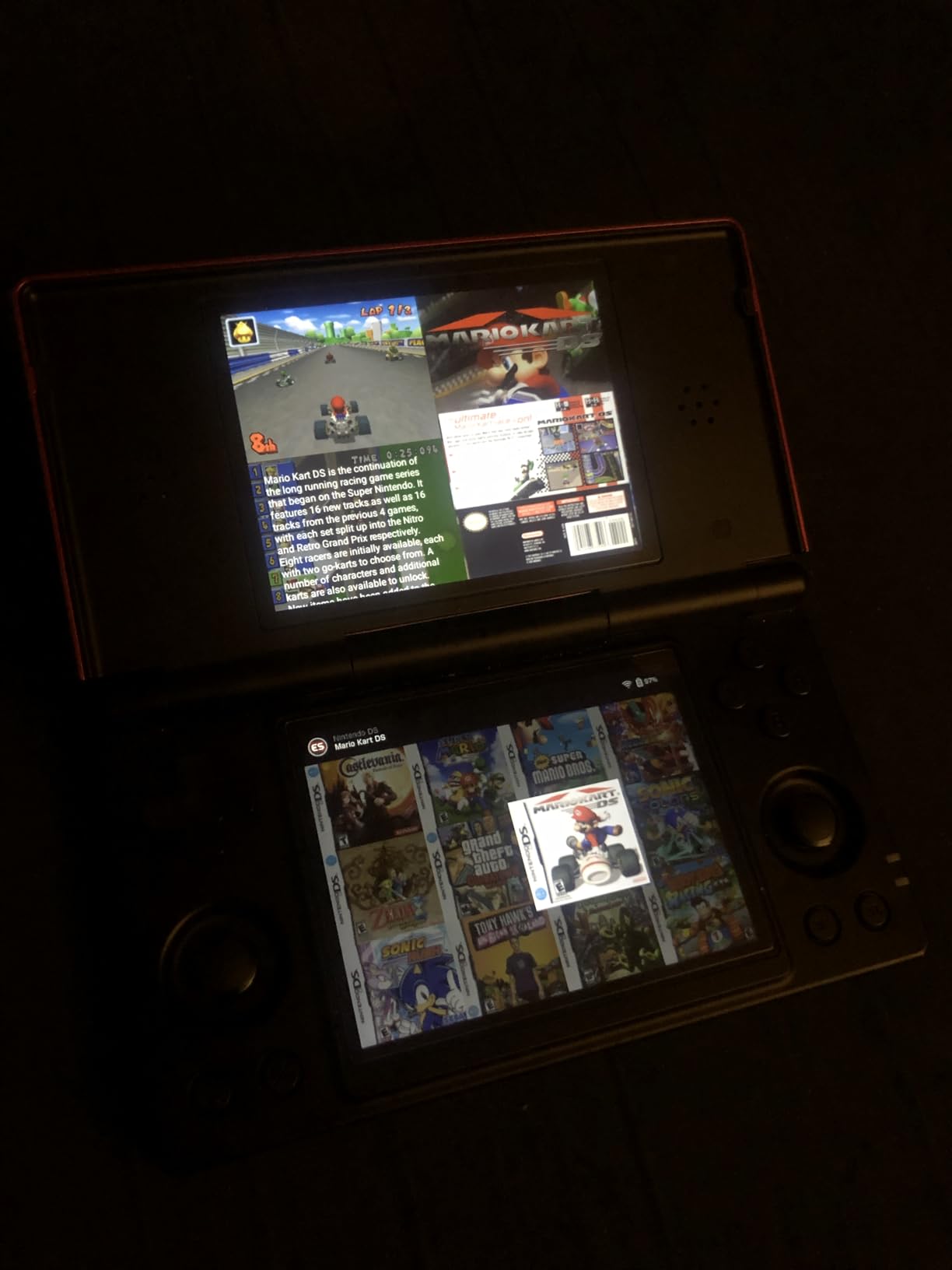 Aivuidbs RG DS Foldable Handheld Game Console RK3568, Android 14 System, two-Player Joystick, Top and Bottom Dual Screen 4 inch OCA Full Touch Screen customer photo 1