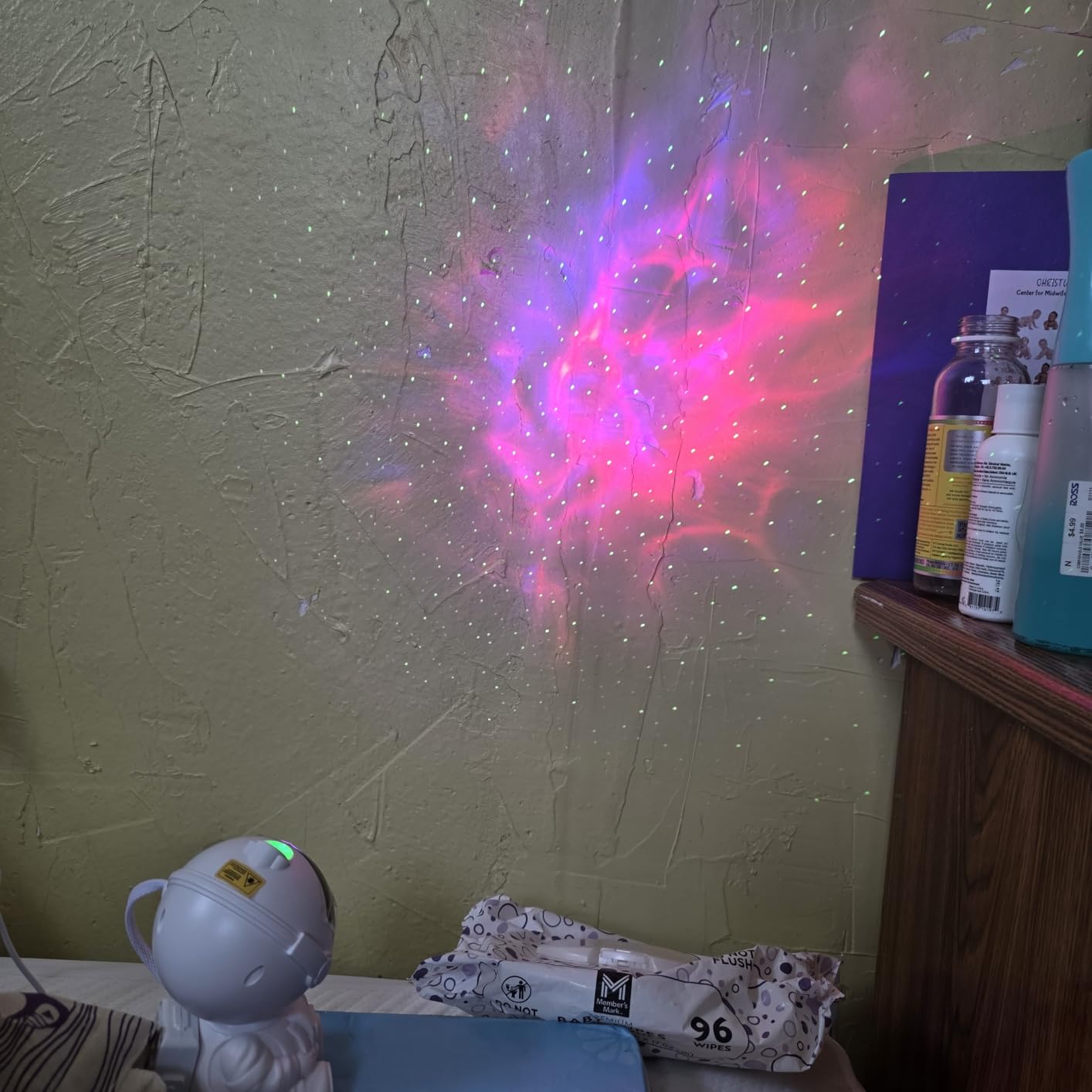 Astronaut Galaxy Projector for Bedroom Decor, Birthday Gifts for Adults Teen Girl Gifts Ambient Lighting, Ceiling Space Star Night Light Projector for Kids Room Decor Aesthetic customer photo 1