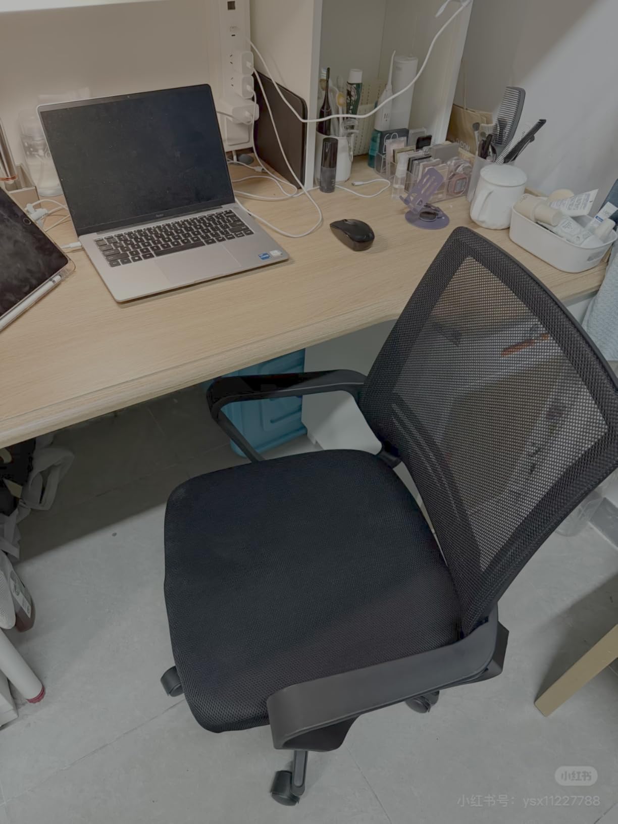 Office Desk Chair for Long Hours and Lower Back Pain Relief - 4 inch Thick Molded Foam Cushion, Enhanced Lumbar Support, Padded Flip-up Armrests customer photo 1