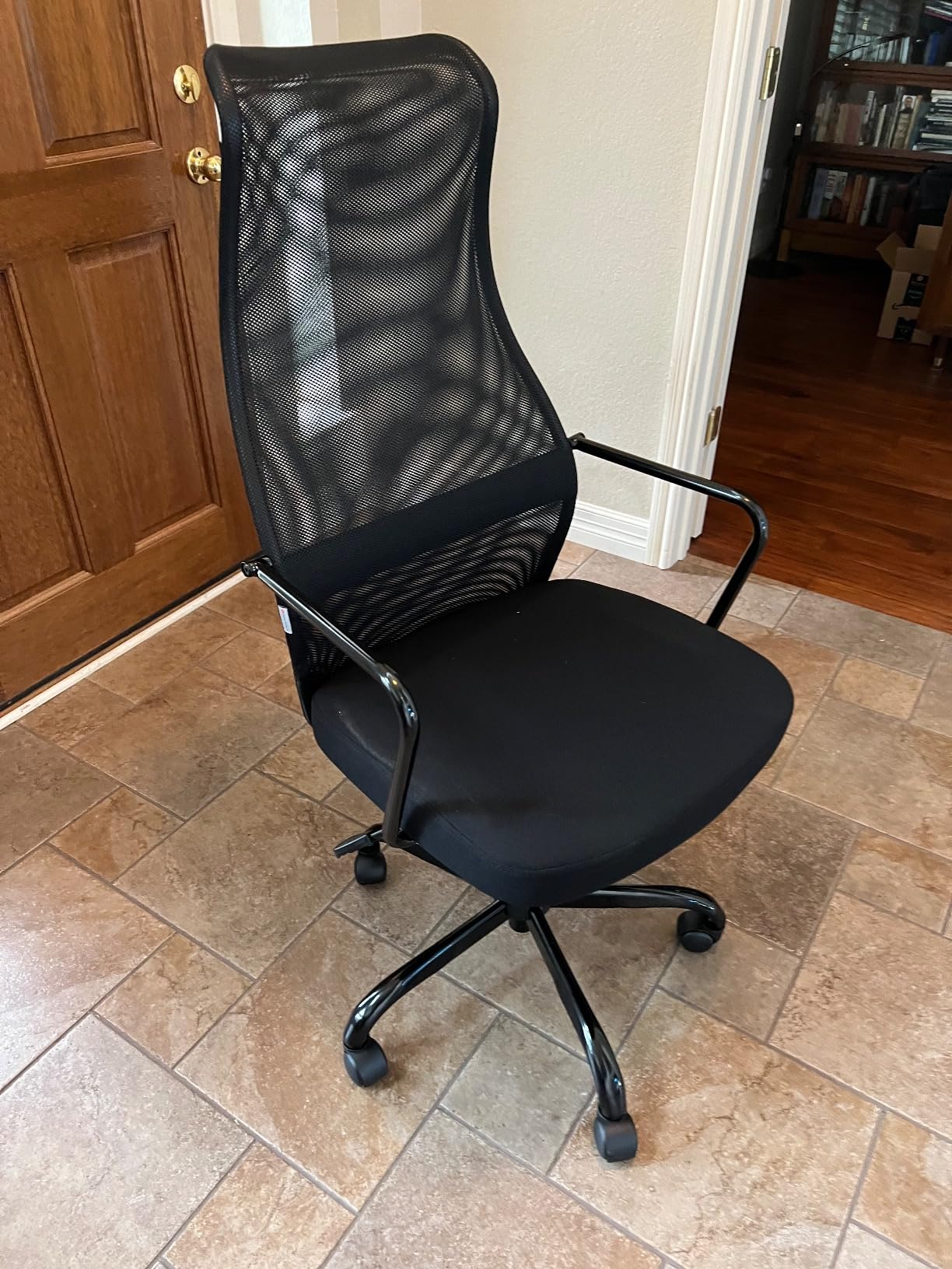 SIHOO B100 Office Chair, Comfy Ergonomic Office Chair, High Back Computer Chair with Adaptive Lumbar Support & Wide Headrest, Flip-up Armrests customer photo 2