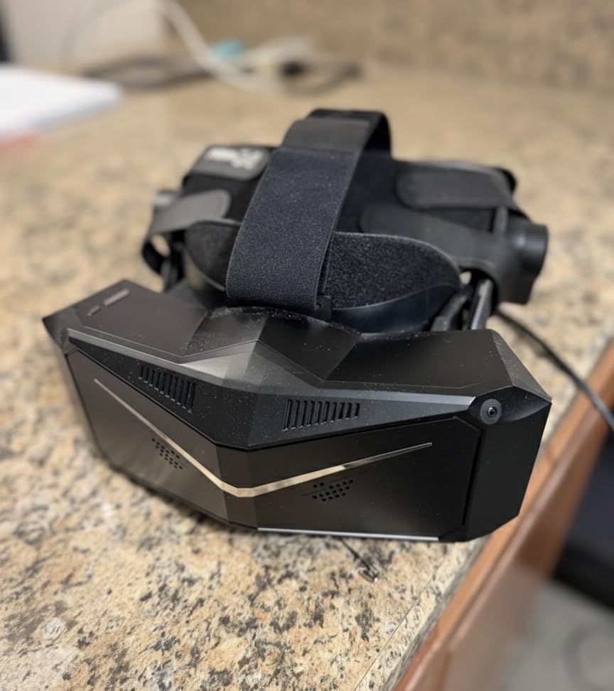 Pimax Crystal Light VR Headset for PC, 2880x2880 per Eye, 8K QLED Display with Local-Dimming, Inside-Out Tracking, PC VR Headset for Flight Sims, iRacing & Gaming customer photo 1