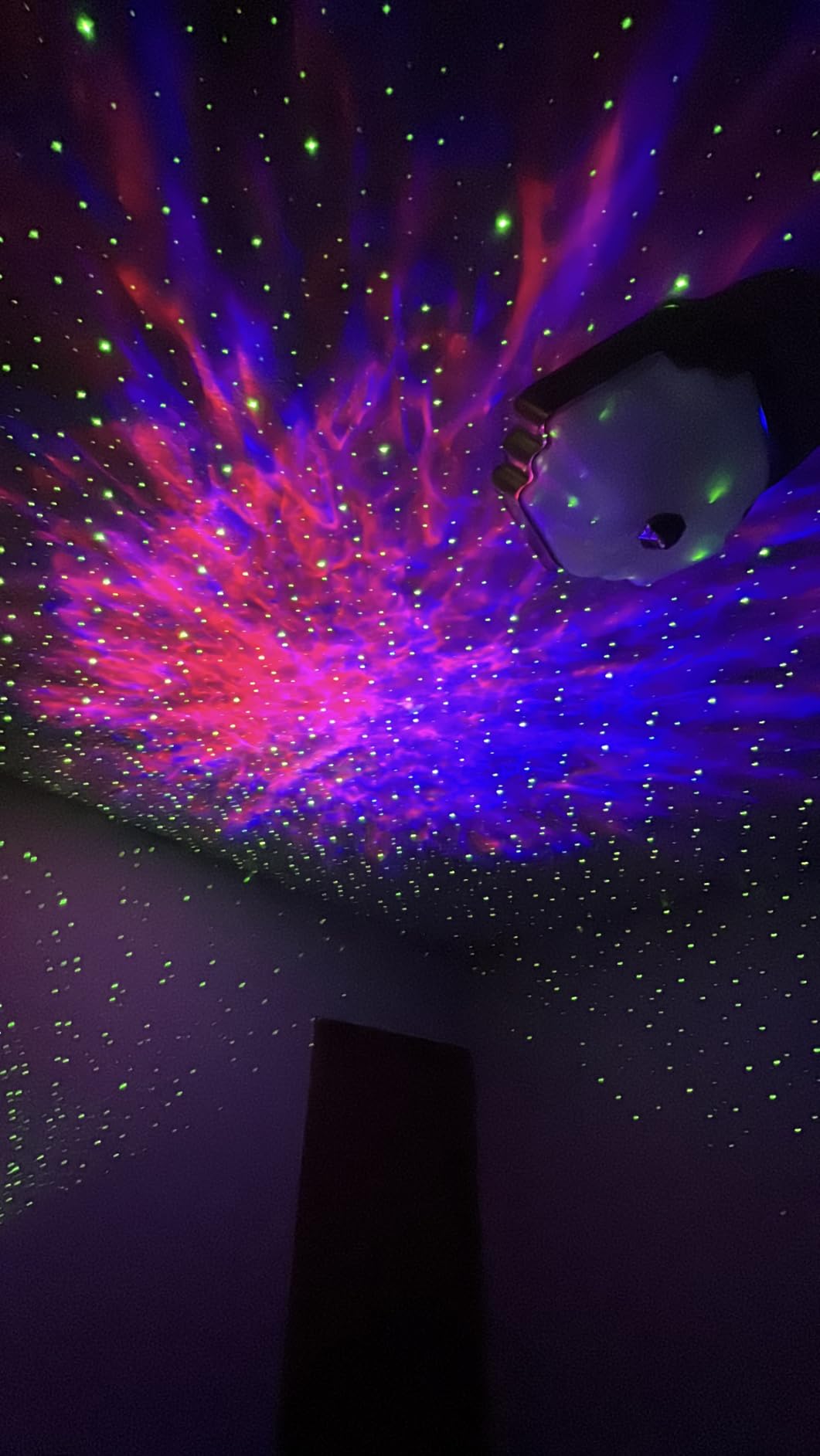 Galaxy Projector for Bedroom, 15-Color Galaxy Light Projector Star Projector for Kids with 15 White Noise Sound Machine customer photo 2