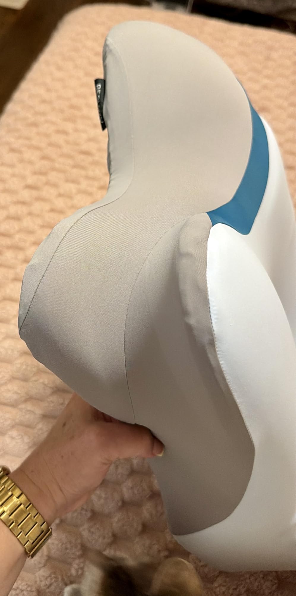 Cervical Neck Pillow for Pain Relief - Ergonomic Side Sleeper Pillow for Neck Support, Orthopedic Memory Foam Pillows for Sleeping, Contour Cervical Pillow Bed Pillow for Back Stomach Sleepers customer photo 1