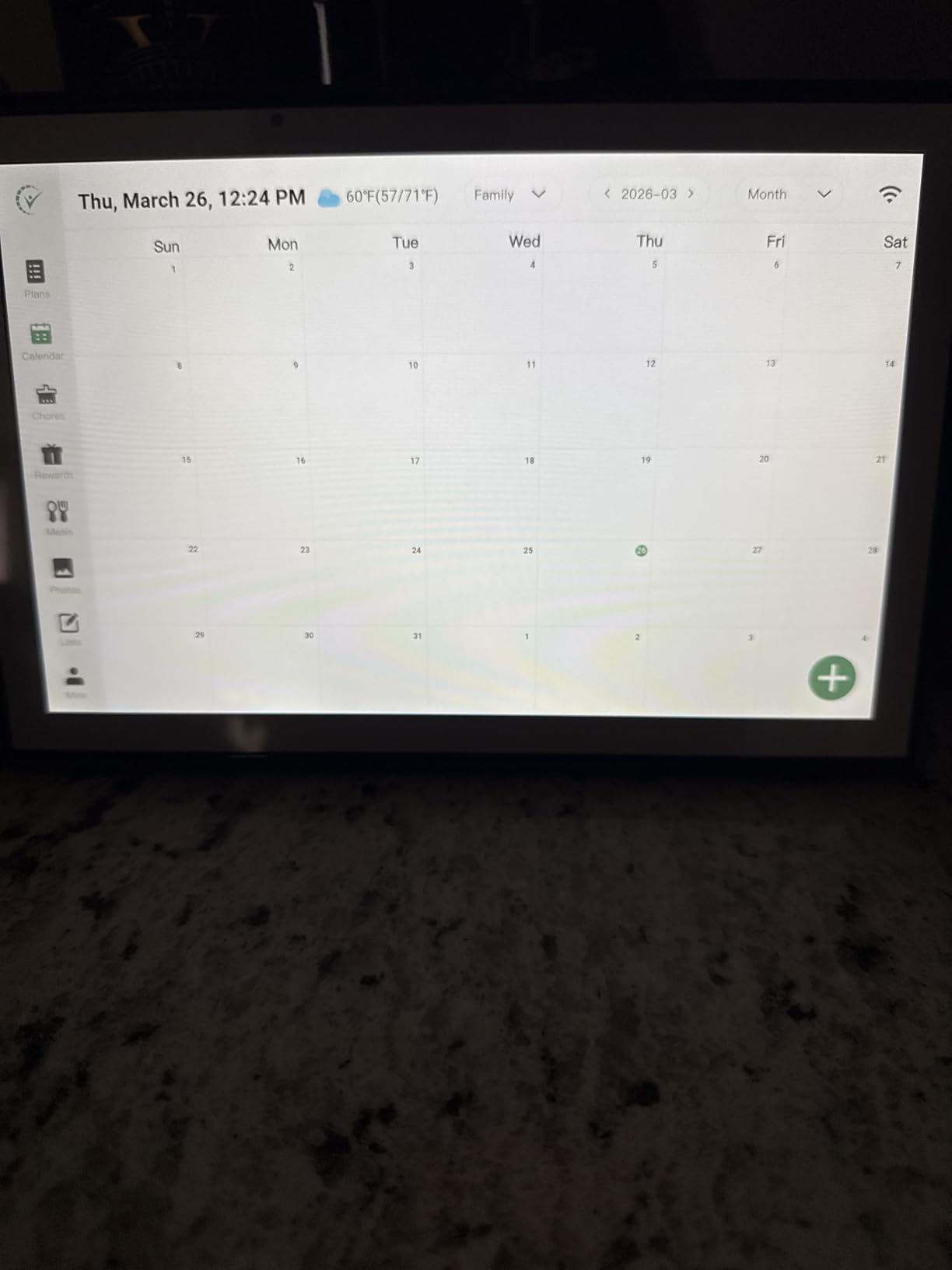 WiFi Digital Calendar Smart Family Planner,Chore Charts, Achievement Rewards, AI Meal Planning customer photo 1