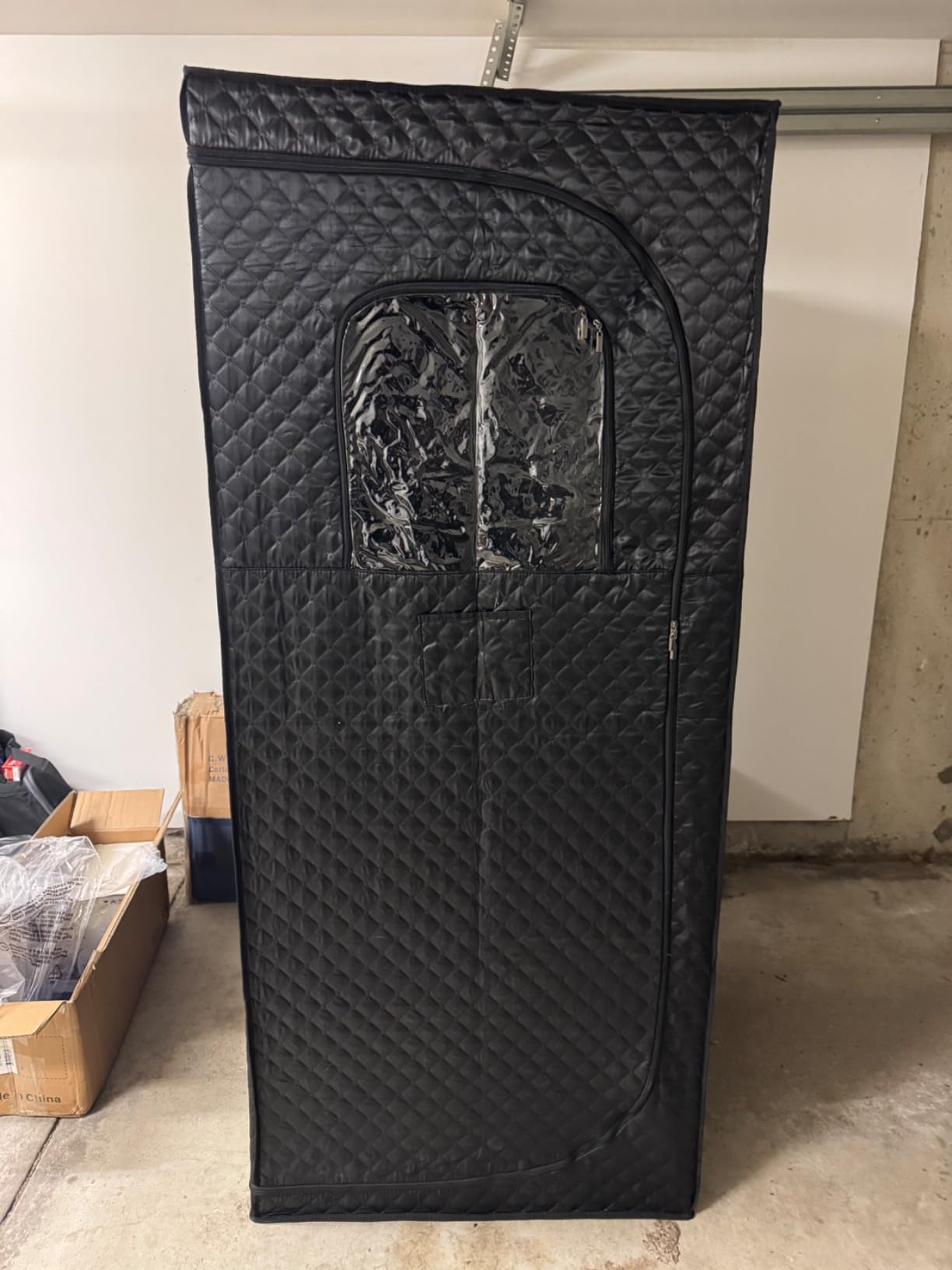 MIXC Upgraded Low EMF Infrared Sauna Box - Ideal for Relaxation & Detoxification | Includes Folding Chair | Multi-Layer Full-Body Sauna Tent for Home, Spa, Indoor, Outdoor & Gym Use (Infrared Version) customer photo 2