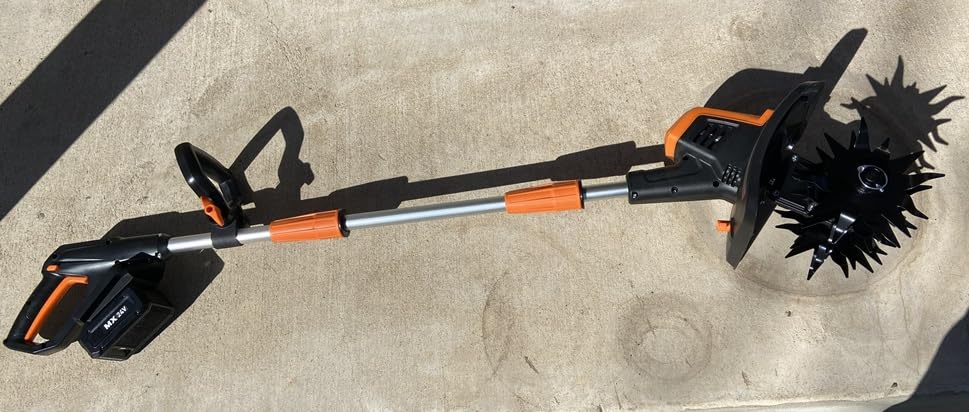 LawnMaster Brushless 48V MAX Cordless Tiller Cultivator with 2X MAX 24V 4.0ah Battery& 1x MX24V Dual Port Charger, 4X Blade, 14.5In Width & 9In Depth - CLTE4814 customer photo 1