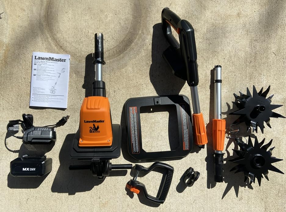 LawnMaster Brushless 48V MAX Cordless Tiller Cultivator with 2X MAX 24V 4.0ah Battery& 1x MX24V Dual Port Charger, 4X Blade, 14.5In Width & 9In Depth - CLTE4814 customer photo 2