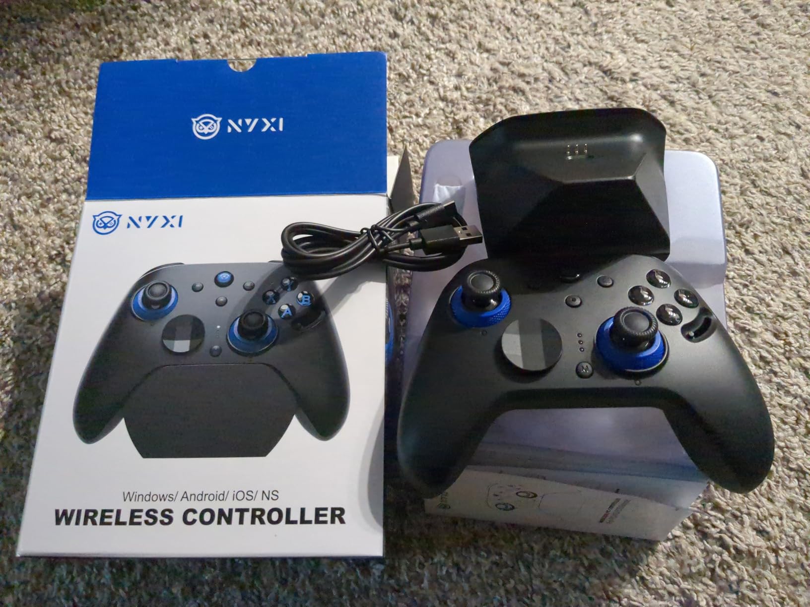 NYXI Imperial PC Gaming Controller with Adjustable Tension TMR Joysticks, Interchangeable Buttons, 1000Hz Polling Rate, Dual-Mode Triggers customer photo 1