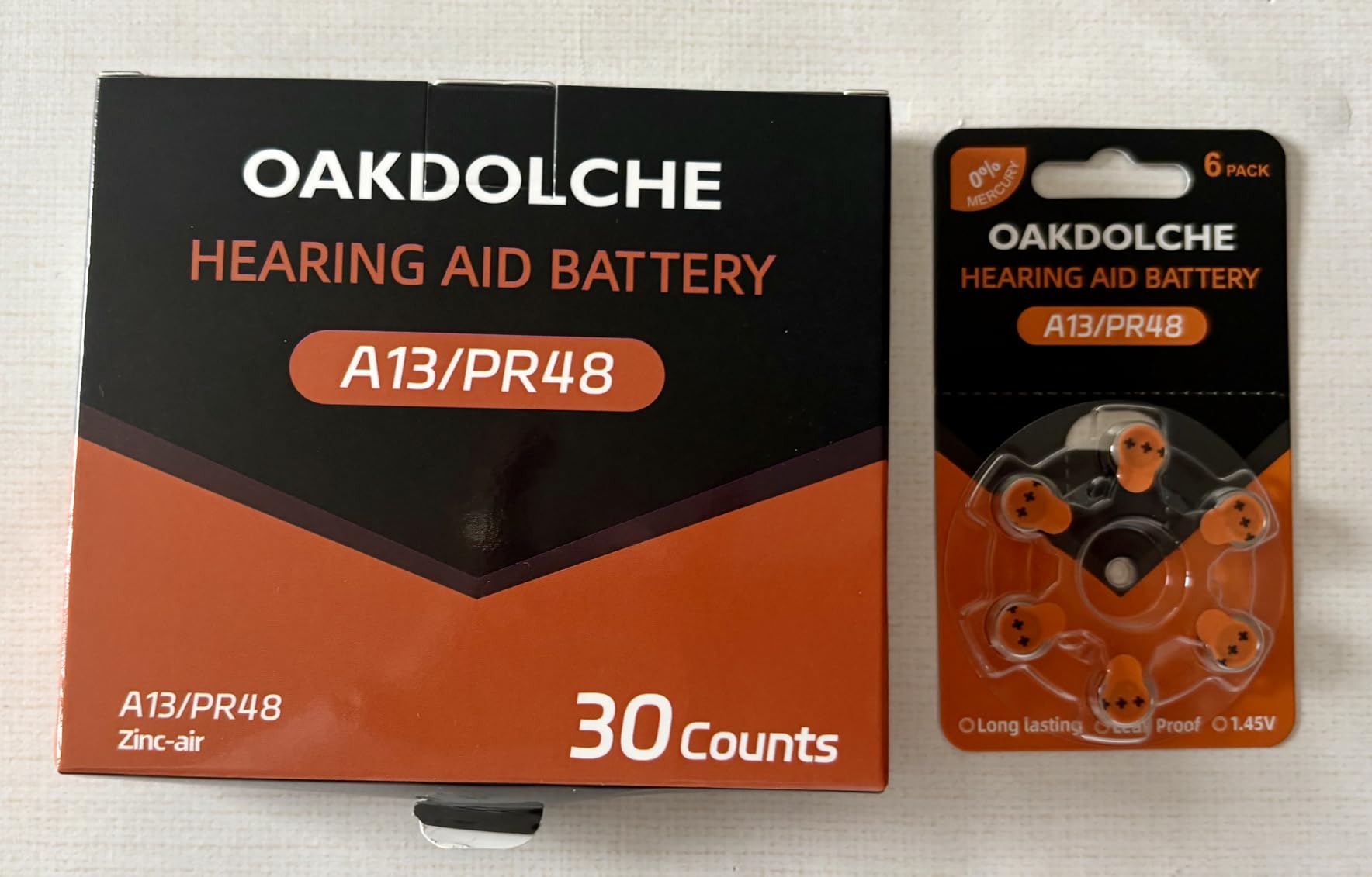 Hearing Aid Batteries Size 13, 30 Count, Mercury Free Zinc Air, 1.4V Long Lasting & Easy to Open customer photo 2