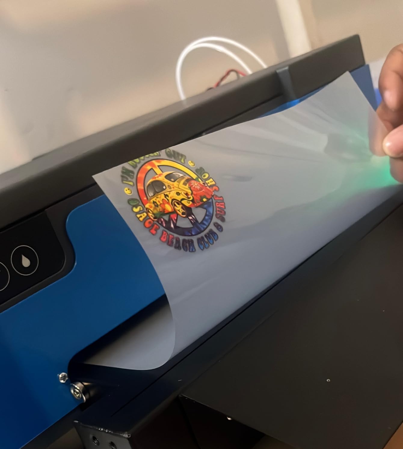 2026 A4 DTF Printer with Roll Feeder-XP600 Doubled Printing Speed Compared to L1800 and L805, Built-in White Stirring System for DIY T-Shirt, 2-Year Ink Included (Printer+Oven) customer photo 1