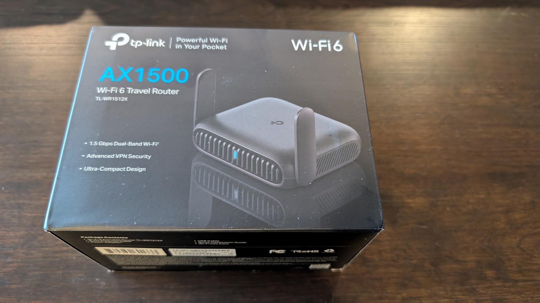 TP-Link Roam 6 AX1500 Portable Wi-Fi 6 Travel Router Dual-Band | OpenVPN, WireGuard customer photo 2