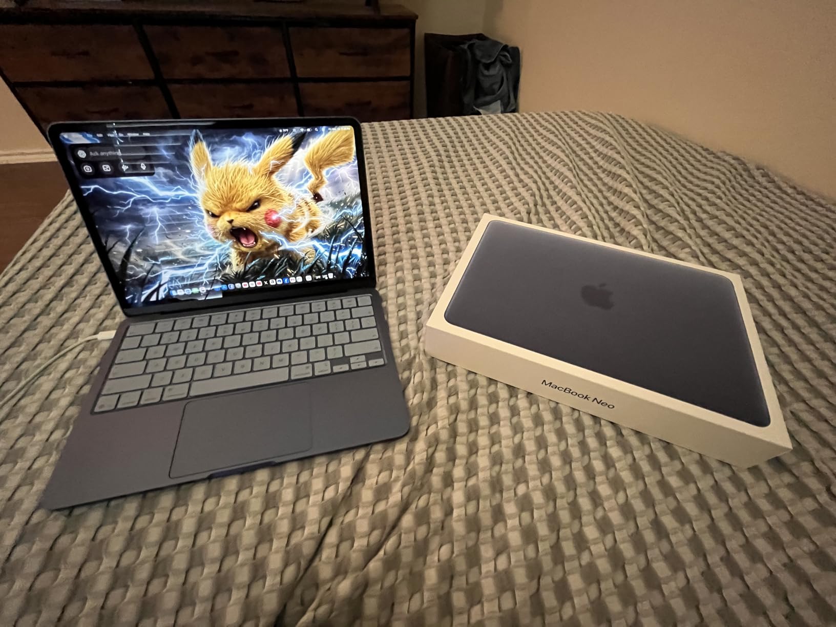Apple 2026 MacBook Neo 13-inch Laptop with A18 Pro chip: Built for AI and Apple Intelligence, Liquid Retina Display, 8GB Unified Memory, 512GB SSD Storage, 1080p FaceTime HD Camera, Touch ID; Silver customer photo 1
