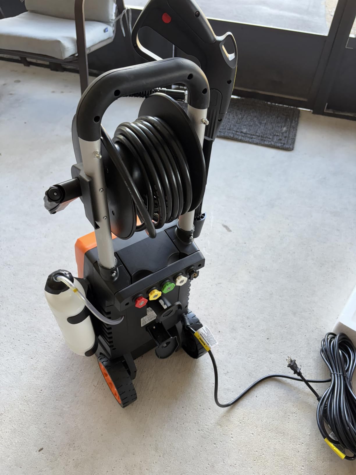 Gas Powered Pressure Washer 4200 PSI Gas Power Washer 4.0 GPM 212CC Commercial High Pressure Washer, with Spray Gun and Extension Wand, 5 Quick Connect Nozzles, Copper Pump,EPA/CARB/ETL (Black) customer photo 2
