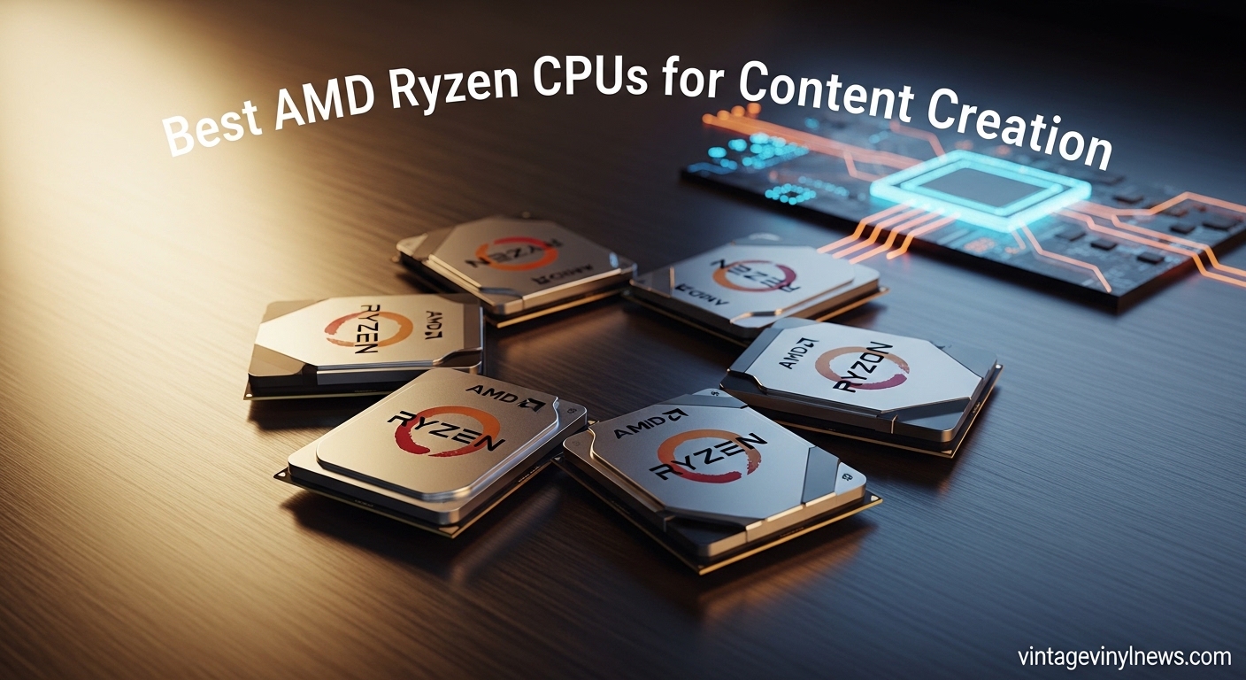 Best AMD Ryzen CPUs for Content Creation