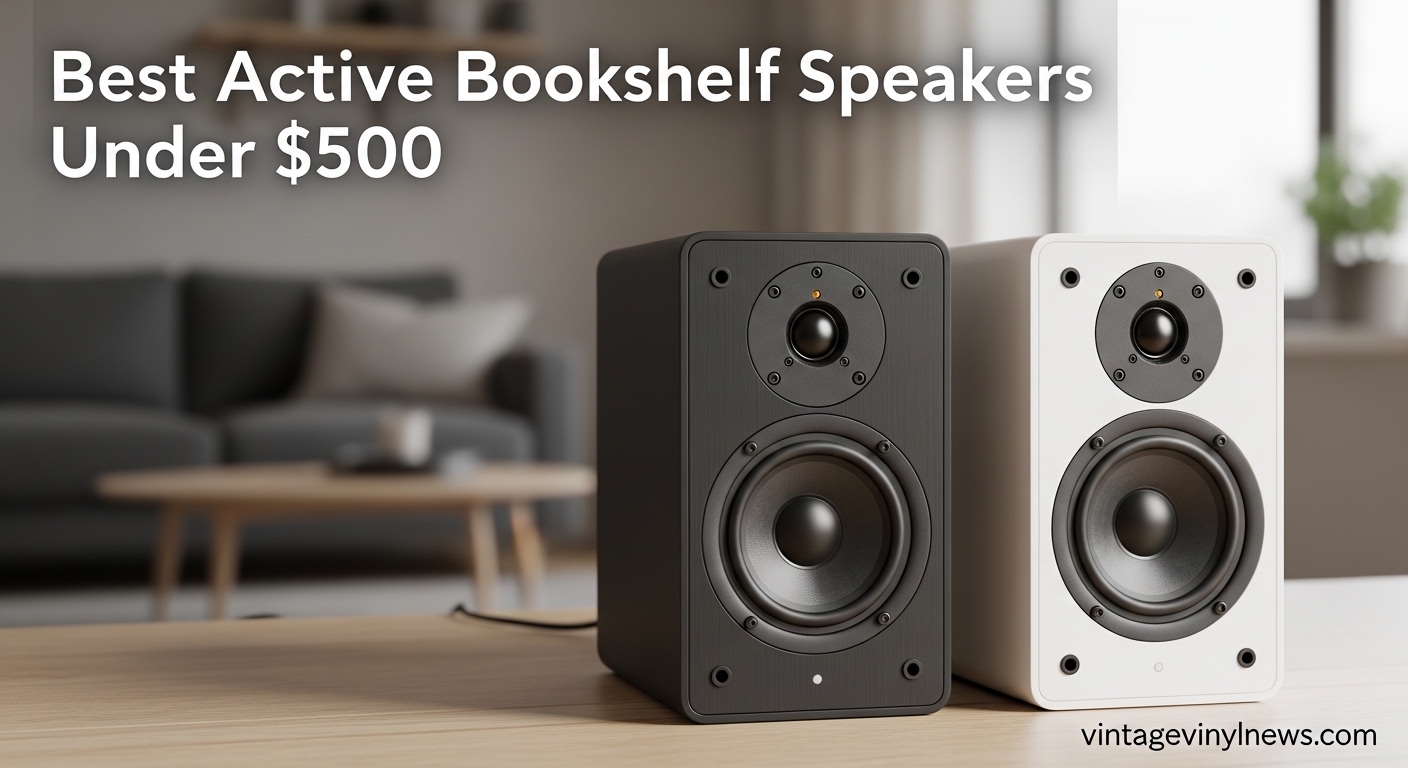 Best Active Bookshelf Speakers Under $500