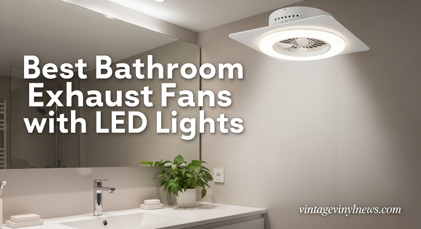Best Bathroom Exhaust Fans with LED Lights