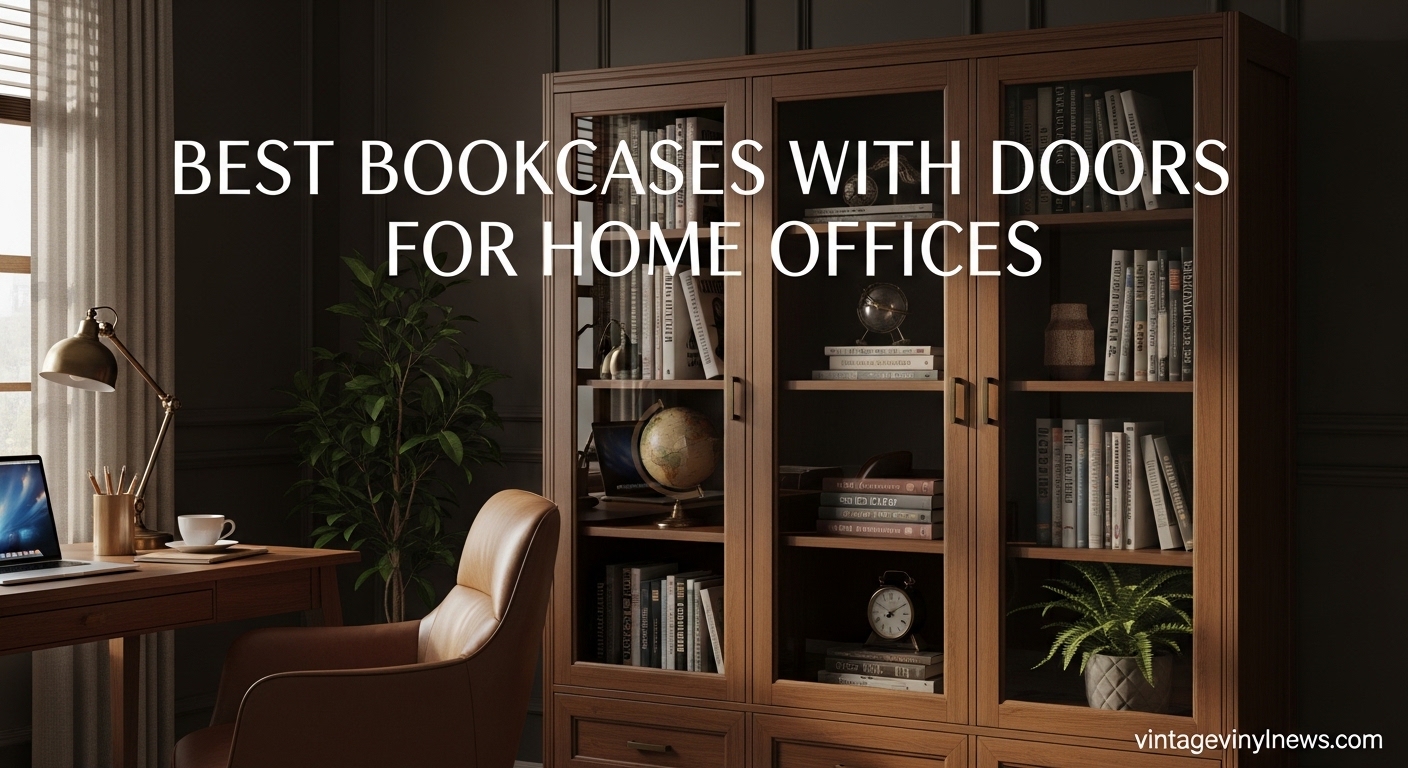 Best Bookcases with Doors for Home Offices