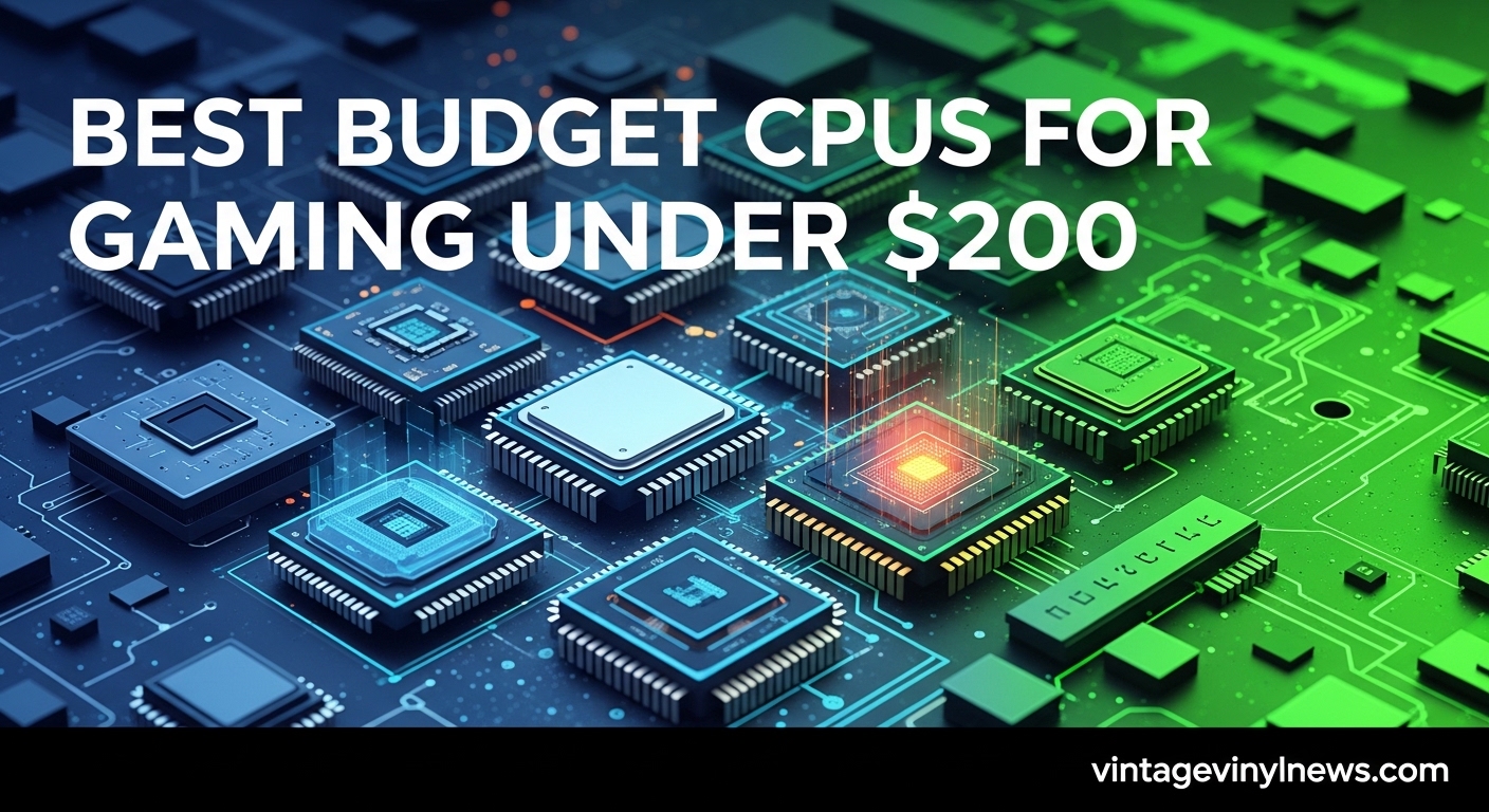 Best Budget CPUs for Gaming Under $200