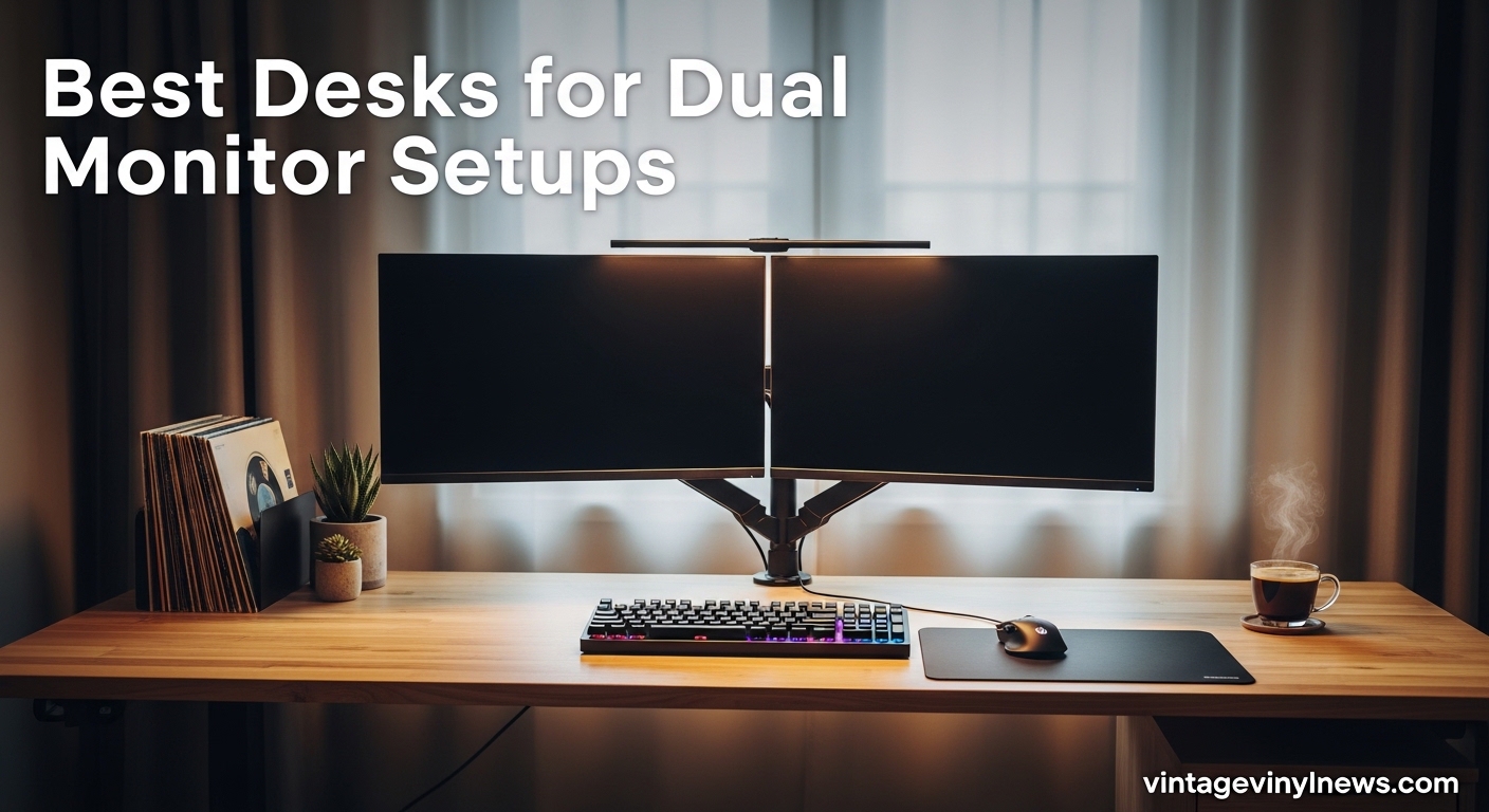 Best Desks for Dual Monitor Setups