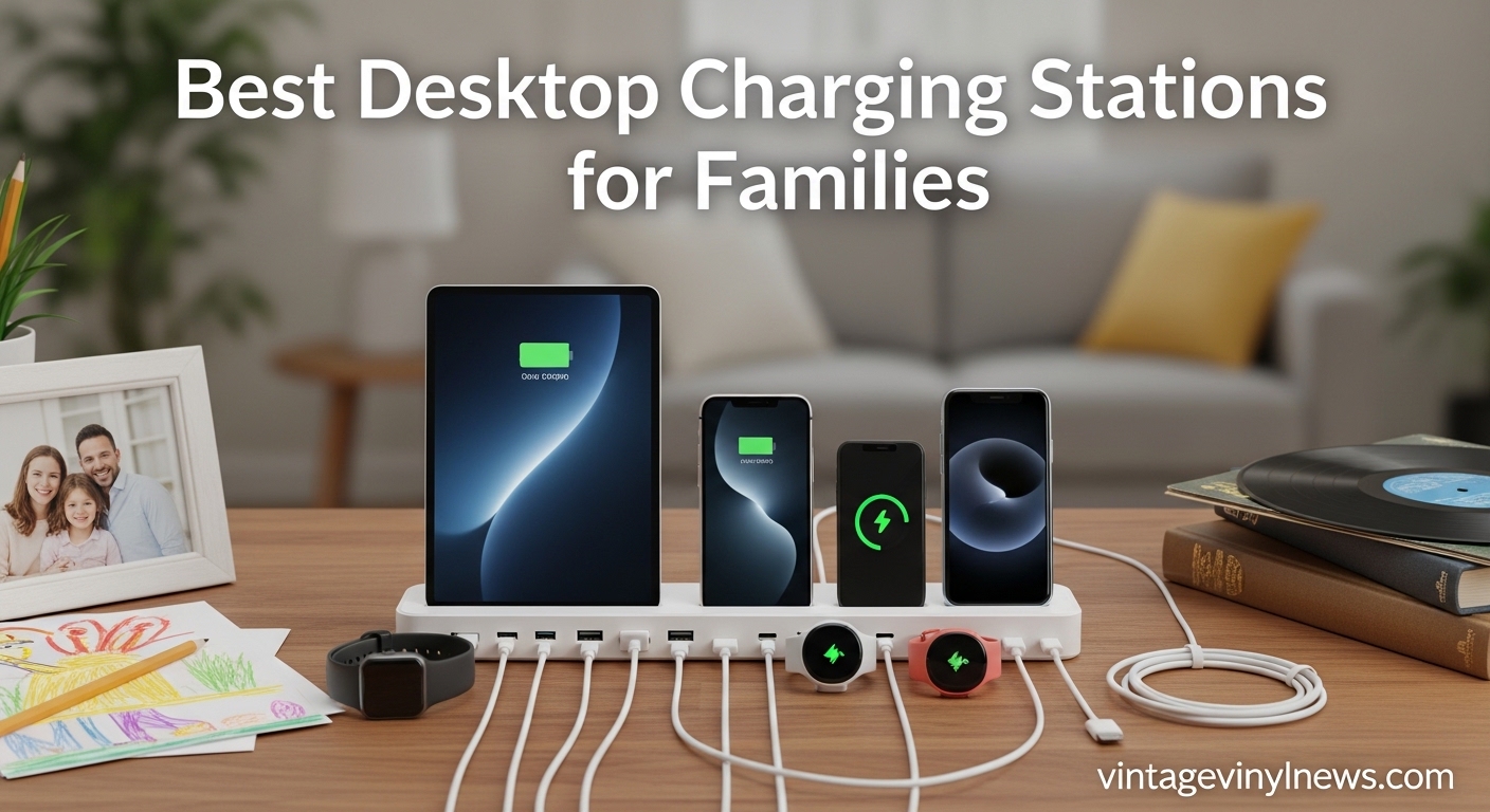 Best Desktop Charging Stations for Families