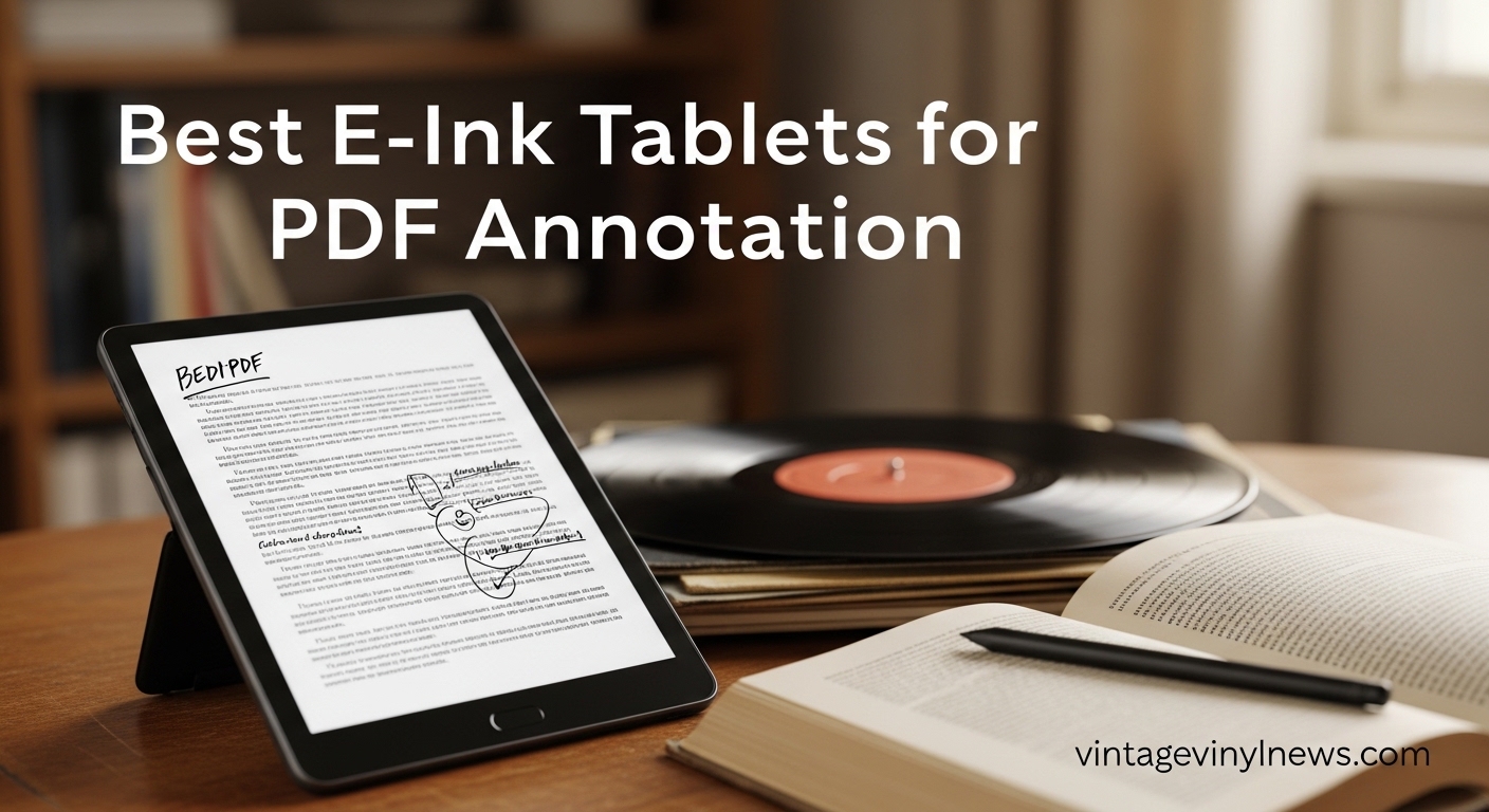 Best E-Ink Tablets for PDF Annotation