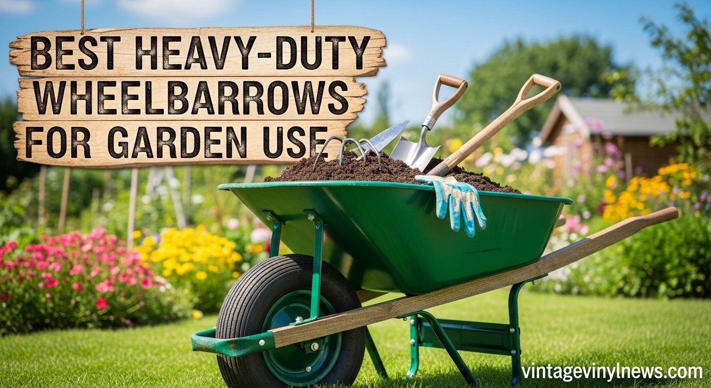 Best Heavy-Duty Wheelbarrows for Garden Use