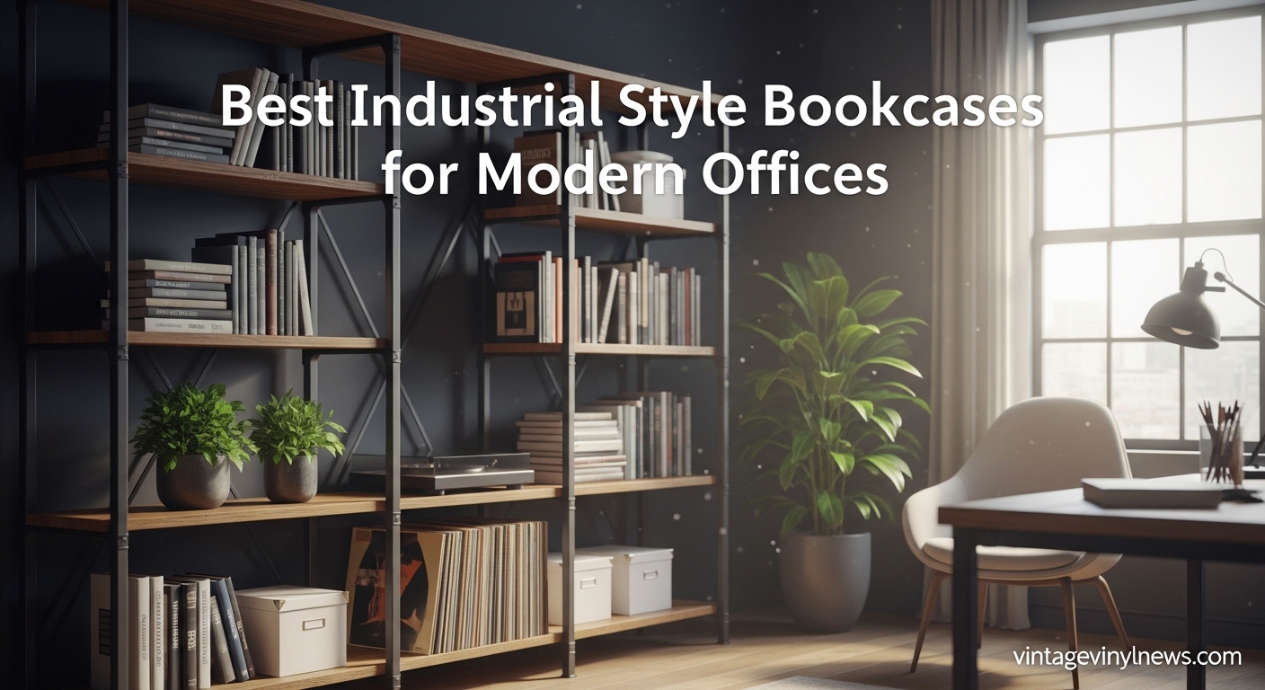 Best Industrial Style Bookcases for Modern Offices