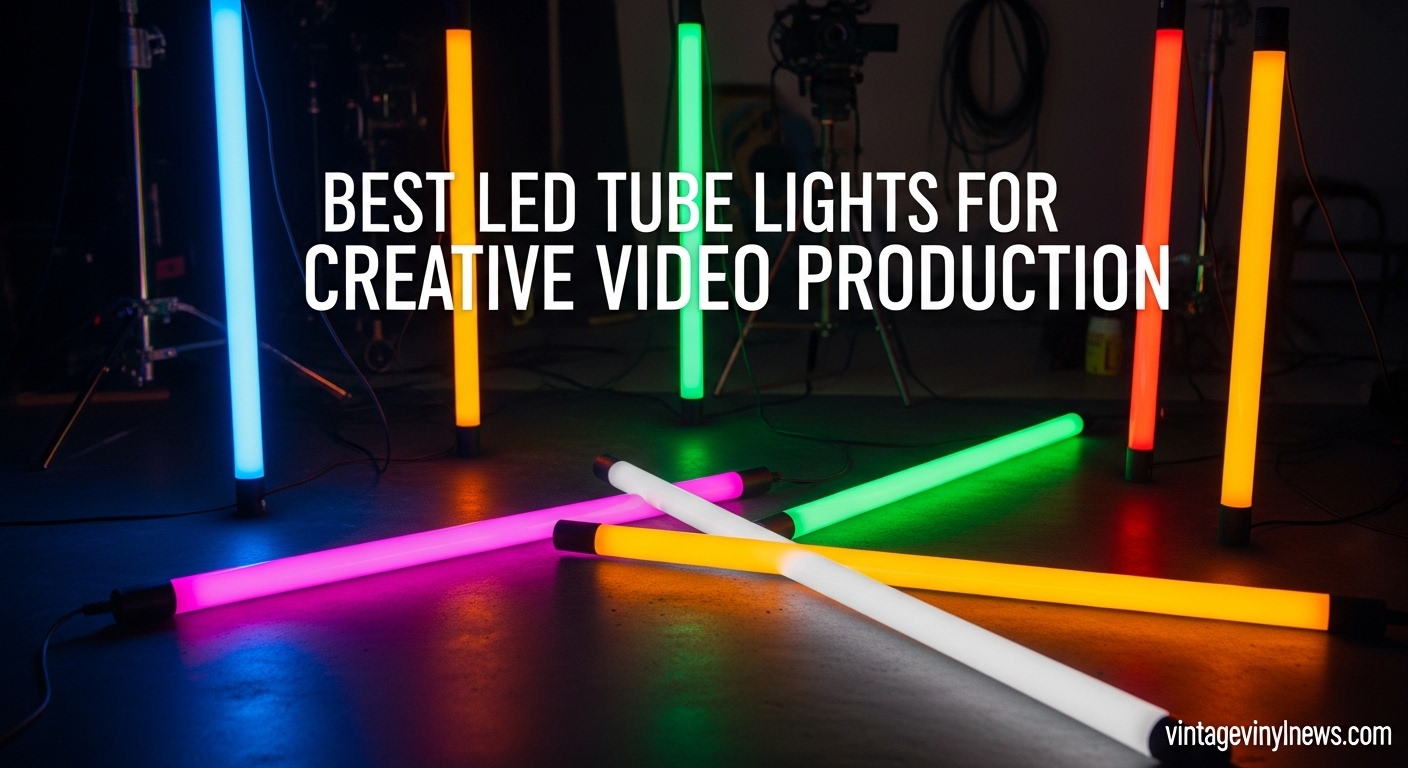Best LED Tube Lights for Creative Video Production