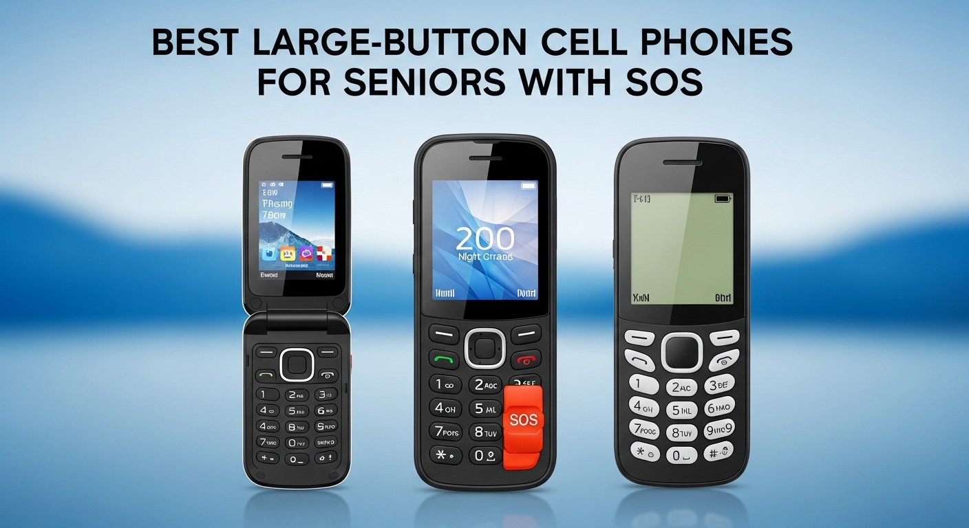 Best Large-Button Cell Phones for Seniors with SOS
