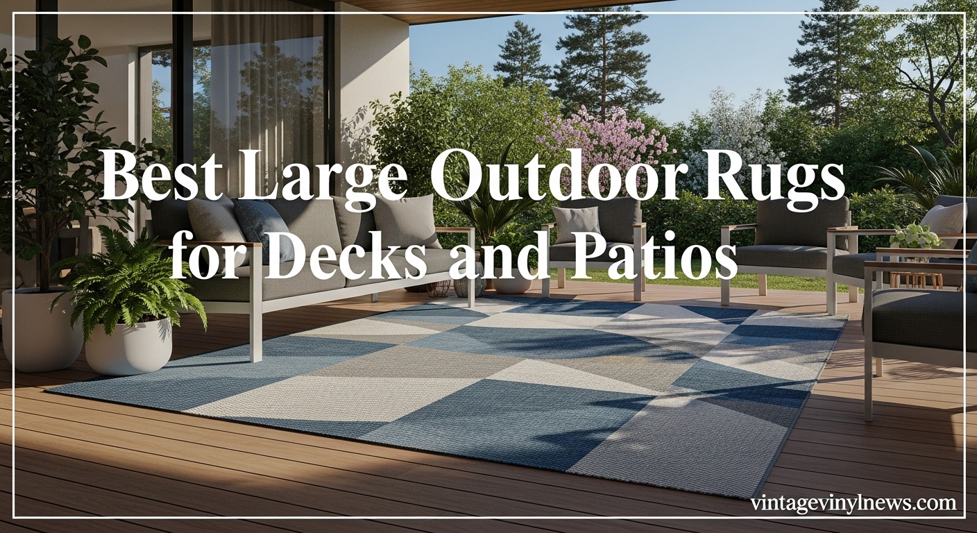 Best Large Outdoor Rugs for Decks and Patios
