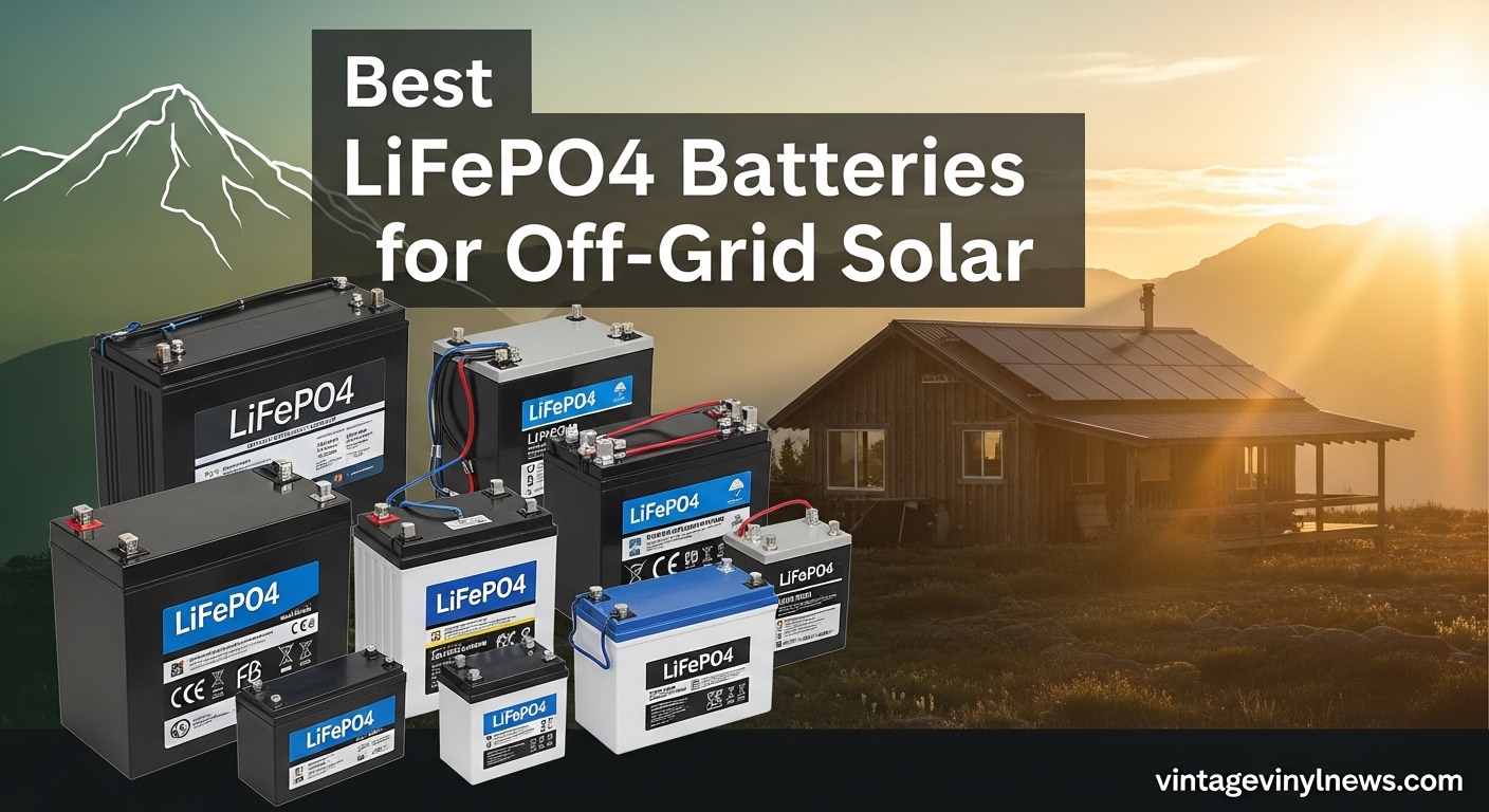 Best LiFePO4 Batteries for Off-Grid Solar