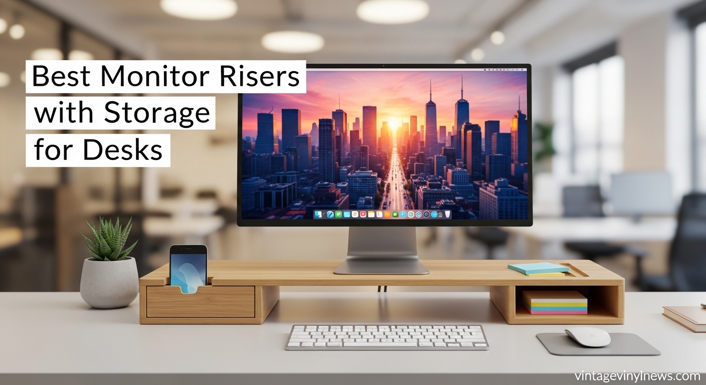 Best Monitor Risers with Storage for Desks