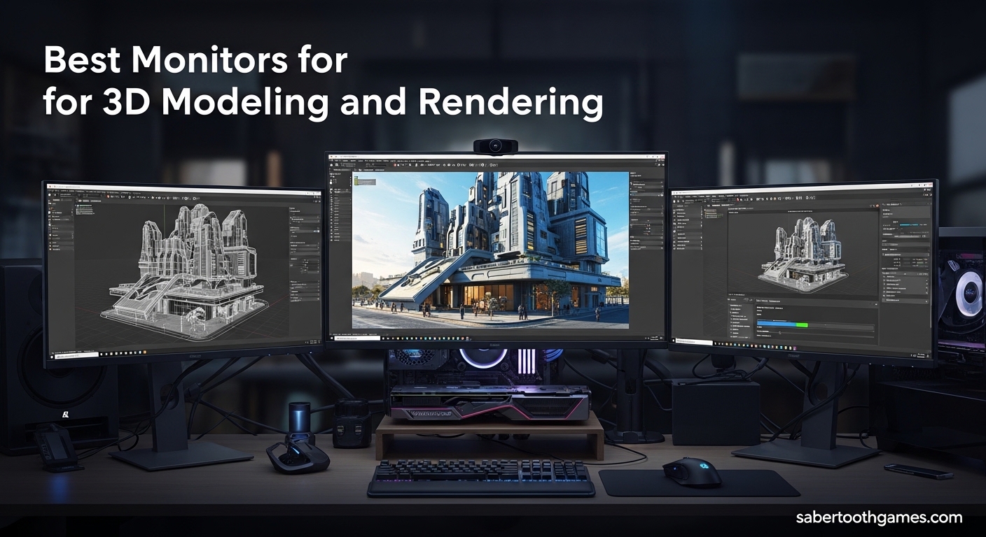 Best Monitors for 3D Modeling and Rendering