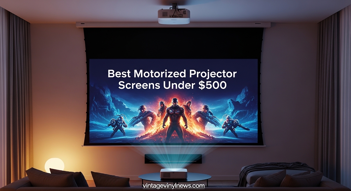 Best Motorized Projector Screens Under $500