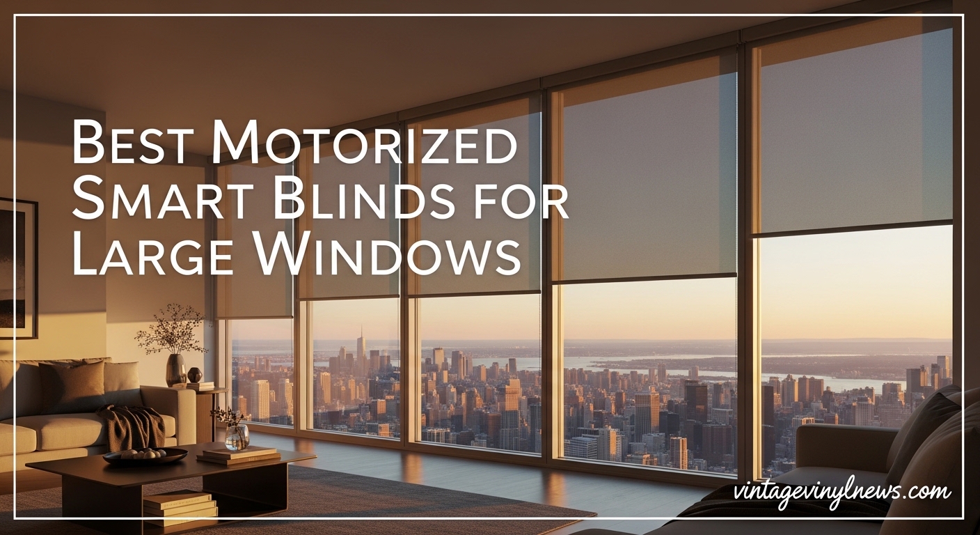 Best Motorized Smart Blinds for Large Windows