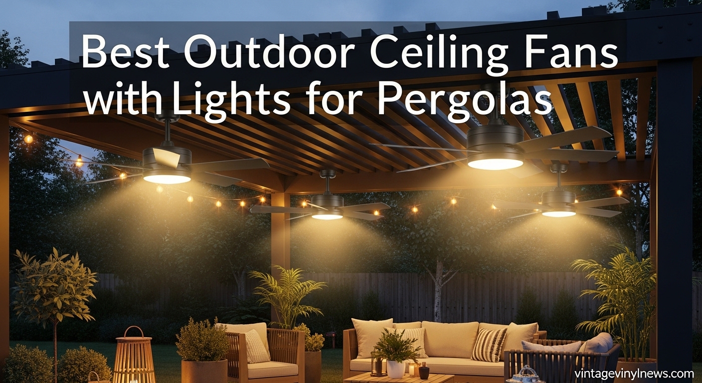 Best Outdoor Ceiling Fans with Lights for Pergolas