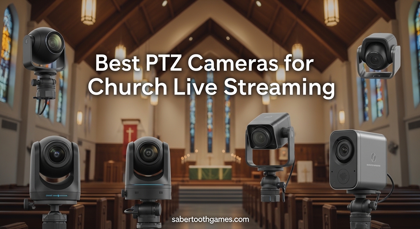Best PTZ Cameras for Church Live Streaming